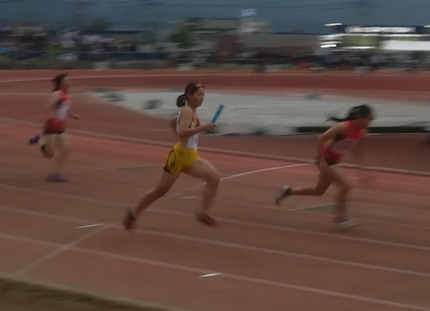 陸上部　山形大学陸上競技会がありました。